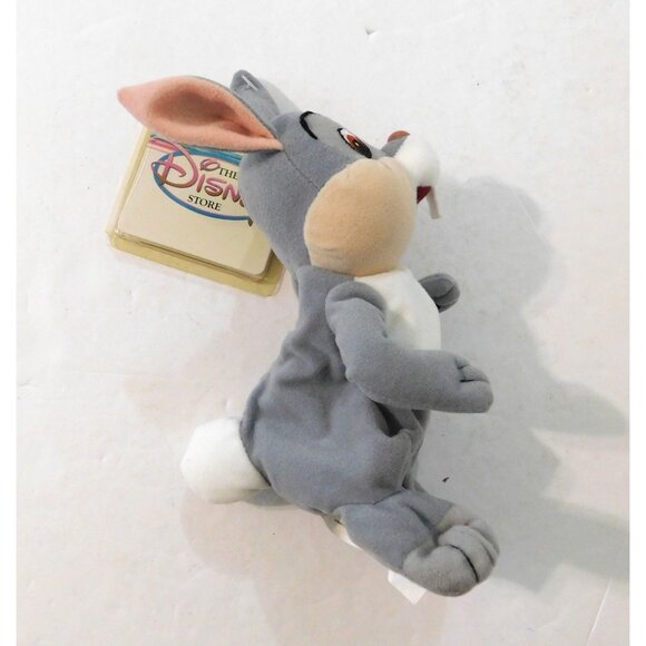 Disney Store Thumper Mini Bean Bag Plush Bunny 6 Inch Original Tag Bambi - Picture 3 of 5